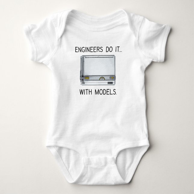 Ingenjörer Gör Det... Med Modeller Tee (Framsida)