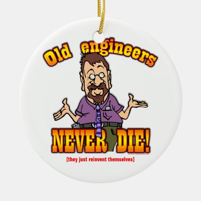 Ingenjörer Julgransprydnad Keramik (Framsidan)