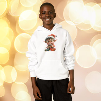 Ingenjörskonst Baby jul Elf Boy's Hoodie T Shirt