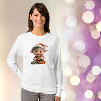 Ingenjörskonst i Baby Jul Elf Kvinnors dag T Shirt