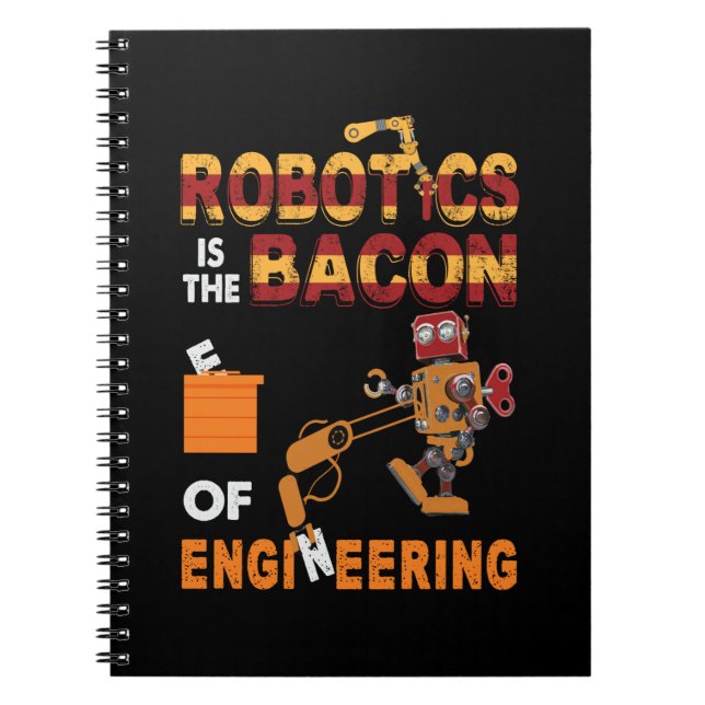 Ingenjörsrobotik inom teknik anteckningsbok (Framsidan)