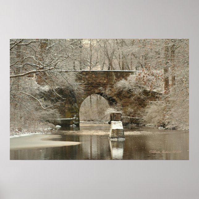 Ingenstans Bridge på arbetsytan Poster (Framsidan)