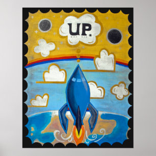 Ingenstans som går men UPP! Poster