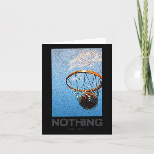 Ingenting annat än en liten basketboll med minimal kort (Framsida)
