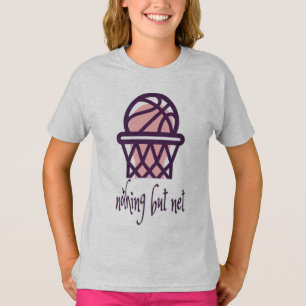 ingenting annat än net Girls' Hanes TAGLESS® T-Shi T Shirt