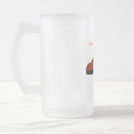 Ingenting annat än rockor frostat ölglas