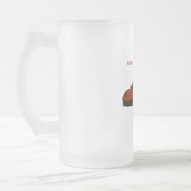 Ingenting annat än rockor frostat ölglas (Vänster)