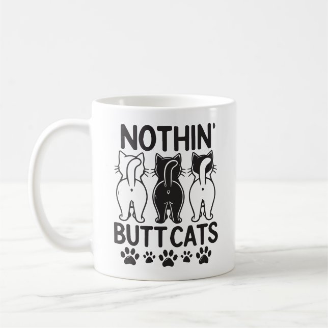 Ingenting annat än roliga katter  kaffemugg (Vänster)