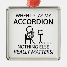 Ingenting annat matchar ackordon julgransprydnad metall