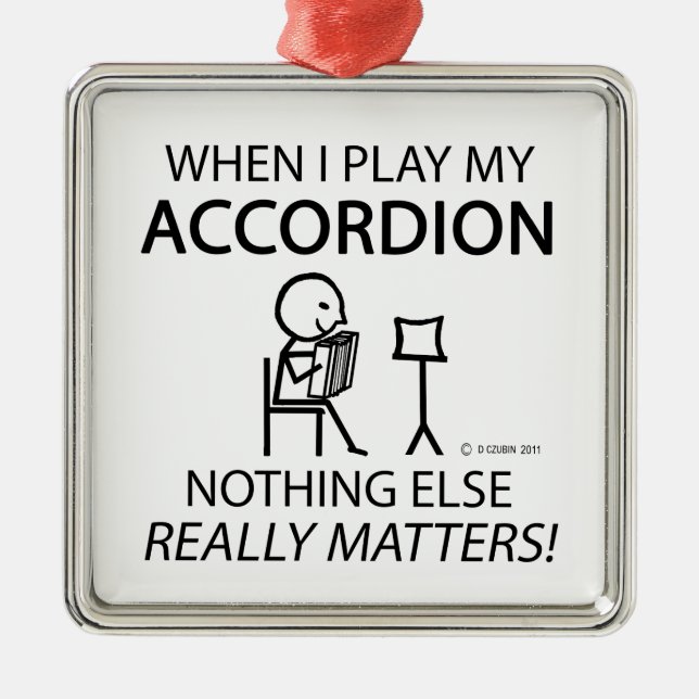 Ingenting annat matchar ackordon julgransprydnad metall (Framsidan)