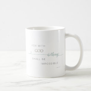 Ingenting är omöjligt kaffemugg