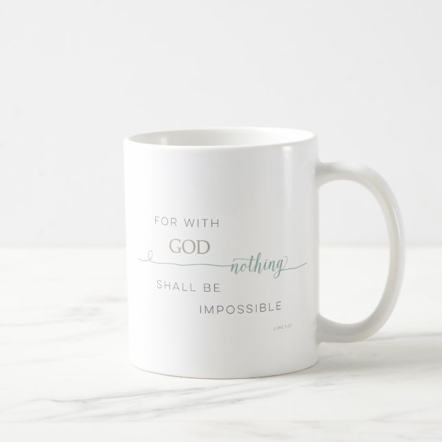 Ingenting är omöjligt kaffemugg (Höger)