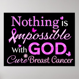 Ingenting är omöjligt med GOD Poster