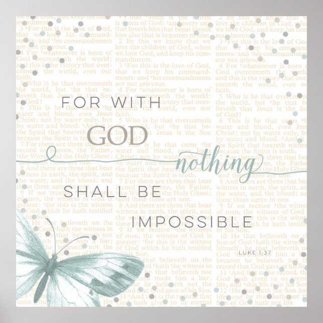 Ingenting är omöjligt poster (Framsidan)