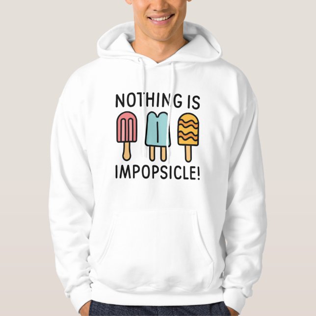 Ingenting är opsiöst hoodie (Framsida)