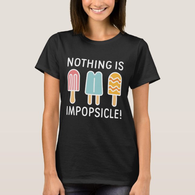 Ingenting är opsiöst t shirt (Framsida)