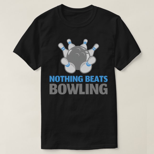 Ingenting Beats Bowling T T Shirt (Design framsida)