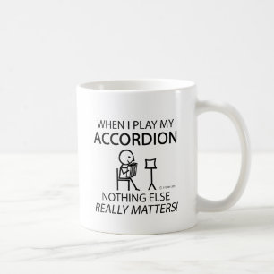 Ingenting betyder annars dragspel kaffemugg