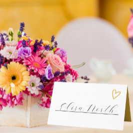 Ingenting Finare Bara Kärlek Groovy 70-talets Retr Placeringskort