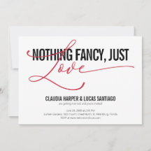 Ingenting Finare Just Kärlek Avslappnad Bröllop