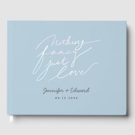 Ingenting Finare Just Kärlek Bröllop citat med fot Gästböcker