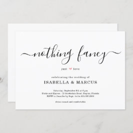 Ingenting Finare just Kärlek bröllopsinbjudan Inbjudningar