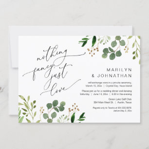Ingenting Finare, Just Kärlek, Elopement, Grey Inbjudningar
