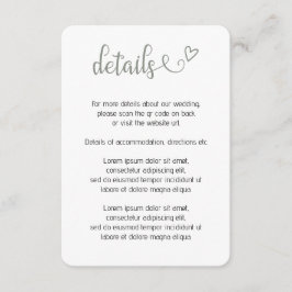 Ingenting Finare Just Kärlek enkel QR-kod Tilläggskort