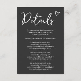 Ingenting Finare Just Kärlek enkel QR-kod Tilläggskort