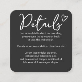 Ingenting Finare Just Kärlek enkel QR-kod Tilläggskort