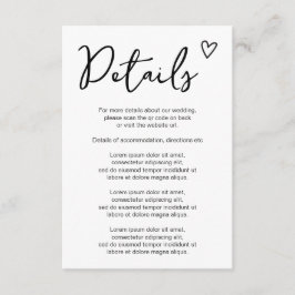 Ingenting Finare Just Kärlek enkel QR-kod Tilläggskort