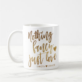 Ingenting Finare Just Kärlek | Guld Heart Micro Br Kaffemugg