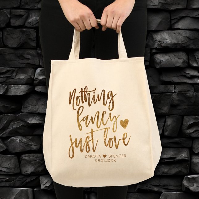 Ingenting Finare Just Kärlek | Guld Heart Micro Br Tygkasse (Skapare uppladdad)