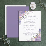 Ingenting Finare Just Kärlek Lilac Lavender Bröllo Inbjudningar<br><div class="desc">Skapa inbjudan till perfekt för en avslappnad bröllop, eller firande för eftervård, med den här moderna, trendig, lilac lavender färg-blommigten för vattenfärg, handskrivna manustypografi. Kontaktdesigner för matchande produkter. Tack så mycket för att ni stöder vårt småföretag. Vi uppskattar det, verkligen! Vi är så lycklig att ni kärlek denna utformning är...</div>