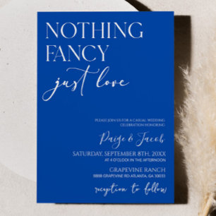Ingenting Finare Just Kärlek minimalistisk Avslapp Inbjudningar