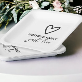 Ingenting Finare Just Kärlek minimalistiskt Bröllo