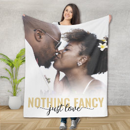 Ingenting Finare Just Kärlek Newlyweds Fleecefilt