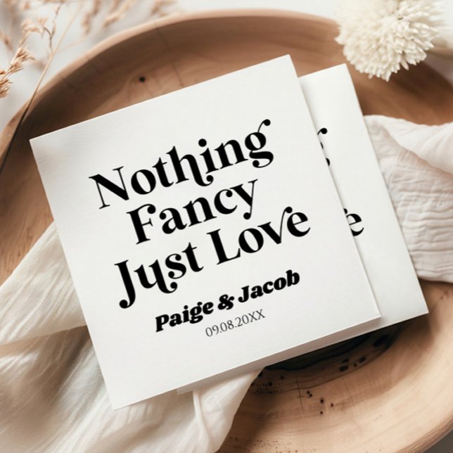 Ingenting Finare Just Kärlek Retro Avslappnad Bröl Pappersservett (Skapare uppladdad)