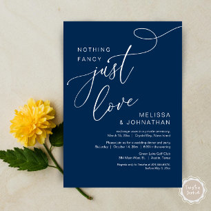 Ingenting Finare, Just Kärlek, Romantic Bröllop Mi Inbjudningar