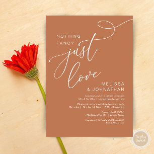 Ingenting Finare, Just Kärlek, Romantic Bröllop Mi Inbjudningar