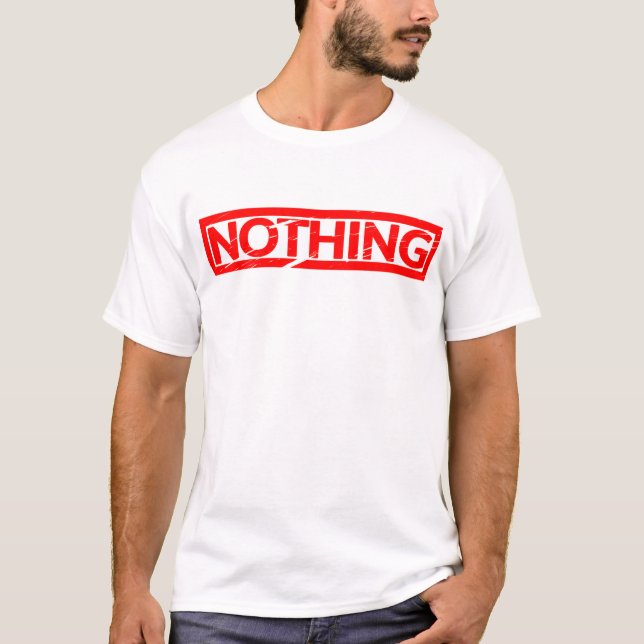 Ingenting Frimärke T Shirt (Framsida)
