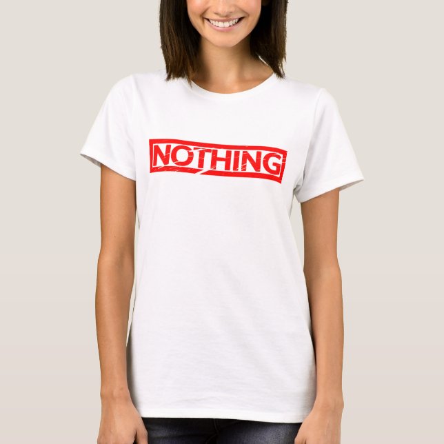 Ingenting Frimärke T Shirt (Framsida)