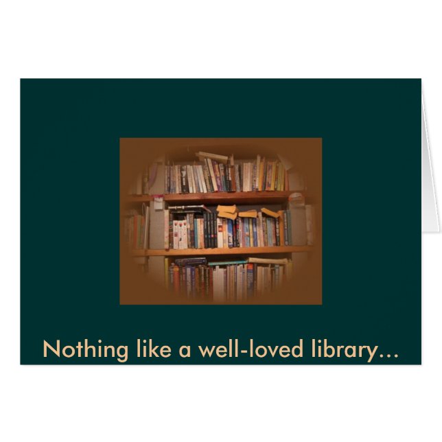 Ingenting gillar ettälskat bibliotek… OBS kort (Framsidan Horizontal)