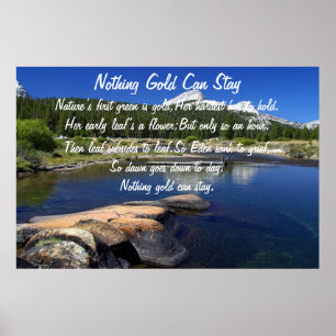 Ingenting guld- Canstagaffisch 5 Poster