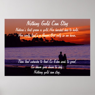 Ingenting guld- Canstagaffisch Poster