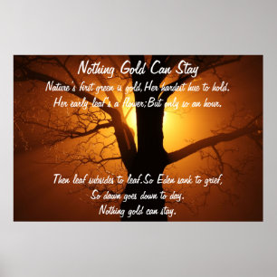 Ingenting guld- Canstagaffisch Poster