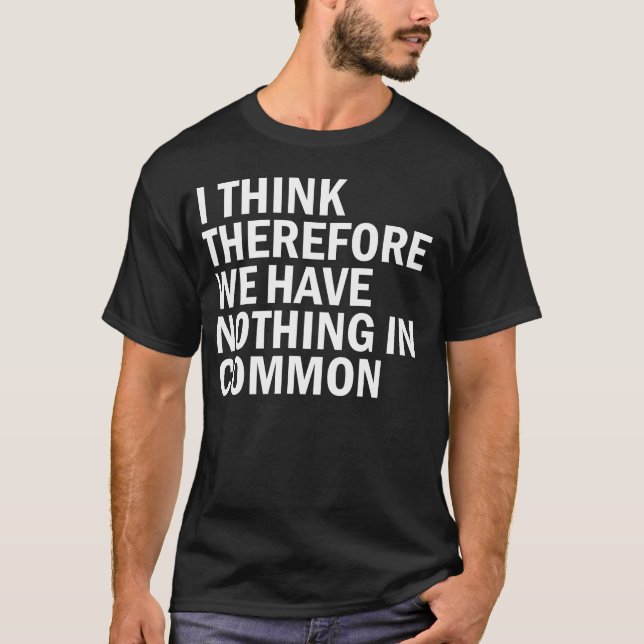 Ingenting i vanligt t shirt (Framsida)