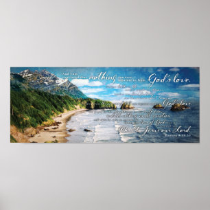 Ingenting kan skilja Guds Kärlek-romer från Bibelv Poster
