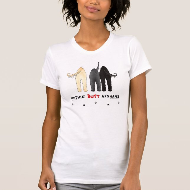 Ingenting knuffar Afghans T-shirt (Framsida)