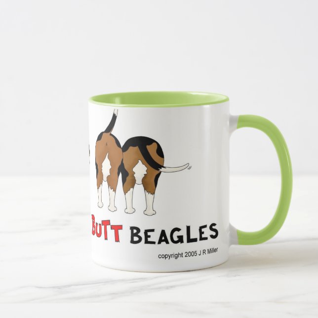 Ingenting knuffar Beagles Mugg (Höger)